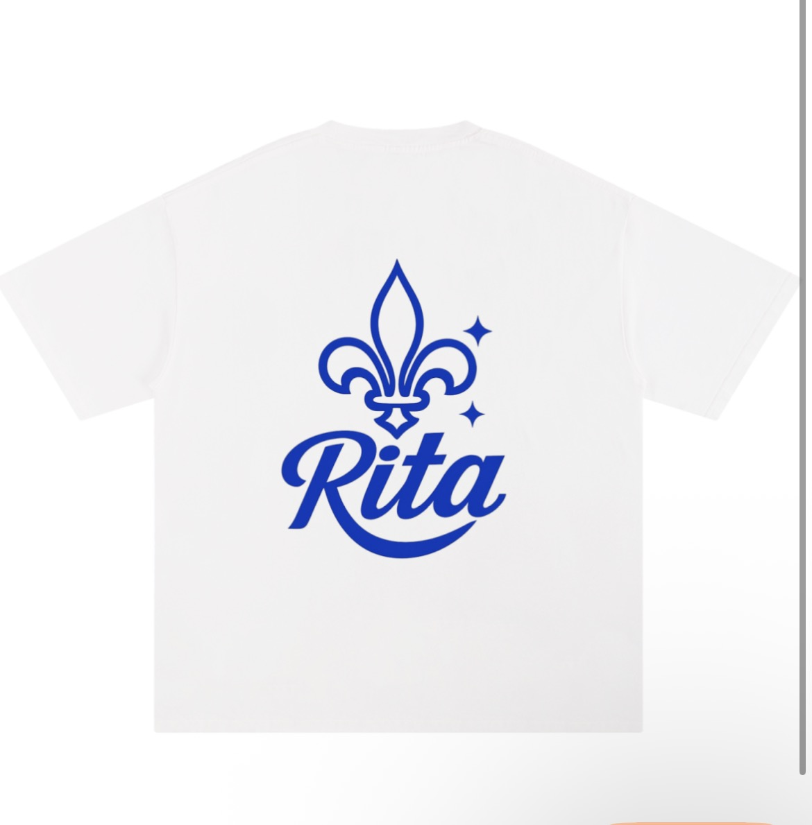 T-shirt Signature RITA blanc, dos